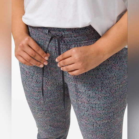 Lululemon Ready to Rulu 7/8 Jogger Neon Tweed Jacquard HTR Battleship Electric - Picture 4 of 14